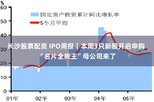 长沙股票配资 IPO周报｜本周3只新股开启申购 “名片全能王”母公司来了