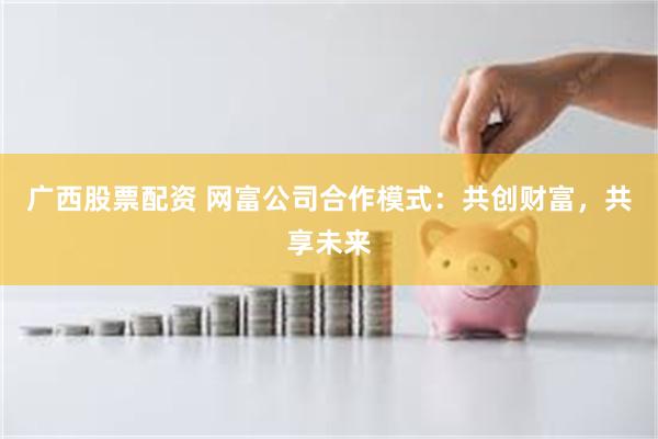 广西股票配资 网富公司合作模式：共创财富，共享未来