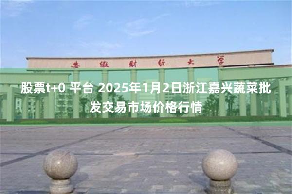 股票t+0 平台 2025年1月2日浙江嘉兴蔬菜批发交易市场价格行情